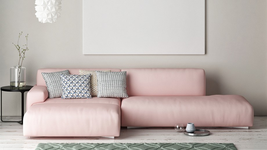 35 mẫu ghế sofa màu hồng ấn tượng cho phòng khách , phòng ngủ thêm phần lãng mạn! > Những mẫu sofa màu hồng ấn tượng và hiện đại