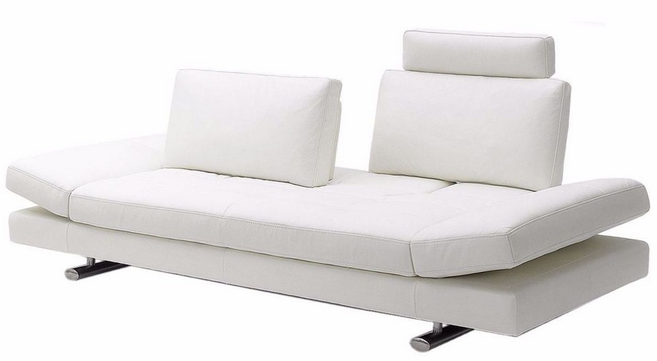 15 mẫu sofa đôi xinh xắn, nhỏ gọn cho các căn hộ chung cư có diện tích nhỏ hẹp > Mẫu sofa đôi thông mình kết hợp giường ngủ màu trắng thanh lịch