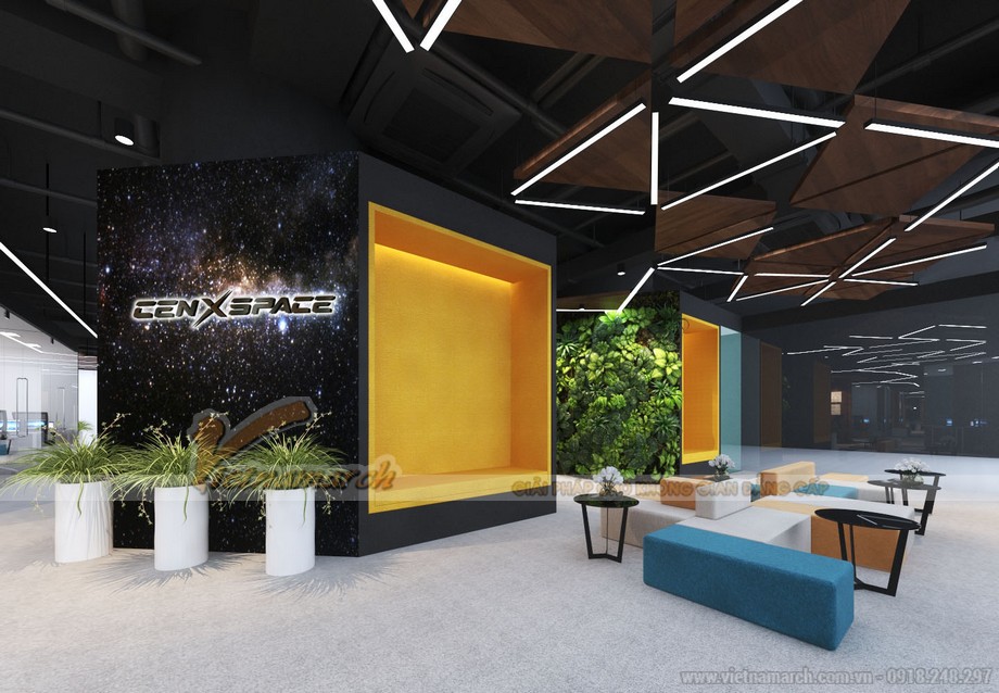 Hoàn thiện thi công nội thất văn phòng coworking space Dolphin tại Mỹ Đình với thiết kế sáng tạo đỉnh cao > Bản vẽ thiết kế nội thất  văn phòng