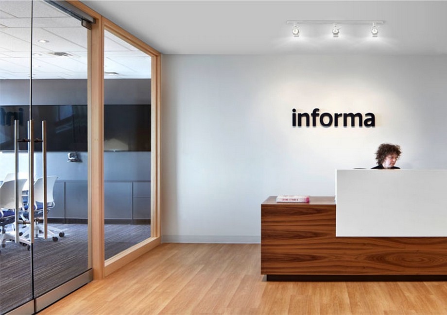 Thiết kế nội thất văn phòng công nghệ thông tin Informa ở Canada > Thiết kế nội thất văn phòng công nghệ thông tin Informa ở Canada - Lễ tân 