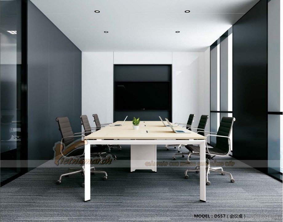 Mẫu bàn làm việc D557 hiện đại, đa năng cho không gian nội thất văn phòng > Mẫu bàn làm việc D557 hiện đại, đa năng thiết kế rộng cho không gian nội thất phòng họp