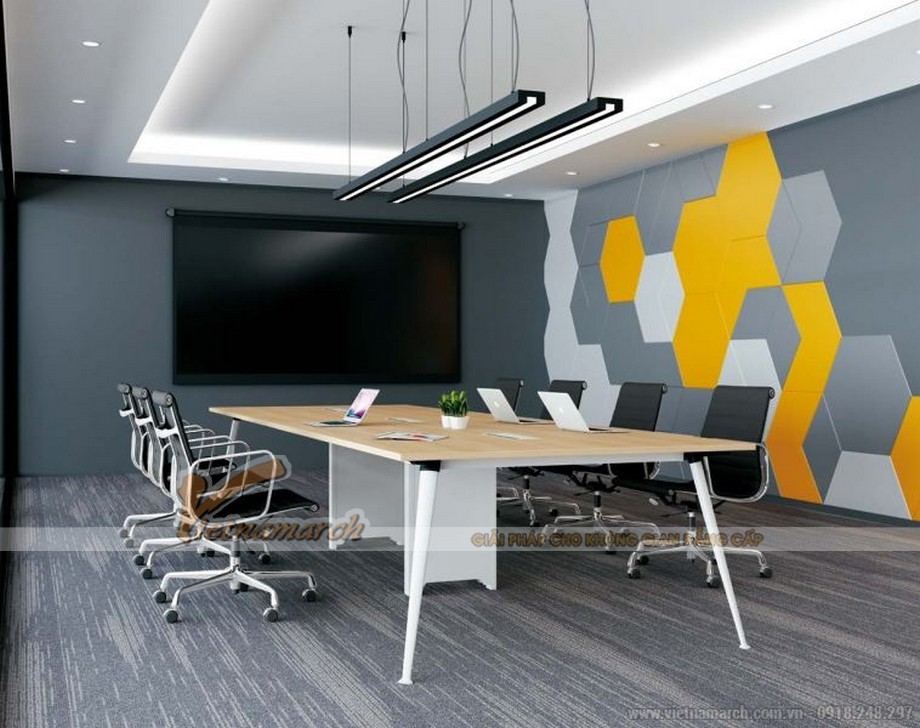 Mẫu bàn làm việc thông minh biến hóa đa dạng D40 cho văn phòng > Mẫu bàn phòng họp thông minh biến hóa đa dạng D40 cho văn phòng với chân bàn sơn trắng