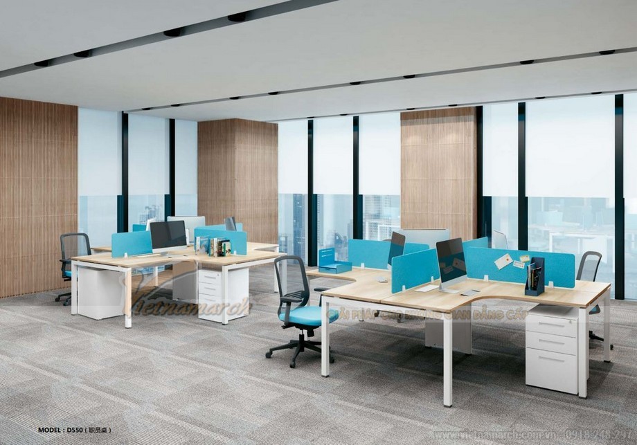 Mẫu thiết kế bàn làm việc D550 ấn tượng cho nội thất văn phòng hiện đại > Mẫu thiết kế bàn làm việc D550 ấn tượng cho văn phòng làm việc của nhân viên hiện đại hình dấu +