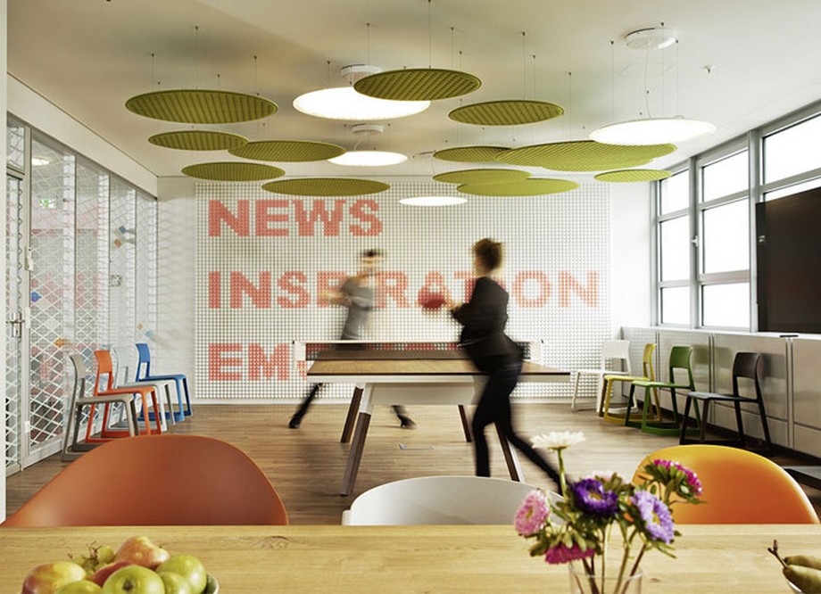 Mẫu ý tưởng thiết kế khu vực giải trí trong văn phòng > Thiết kế văn phòng giải trí