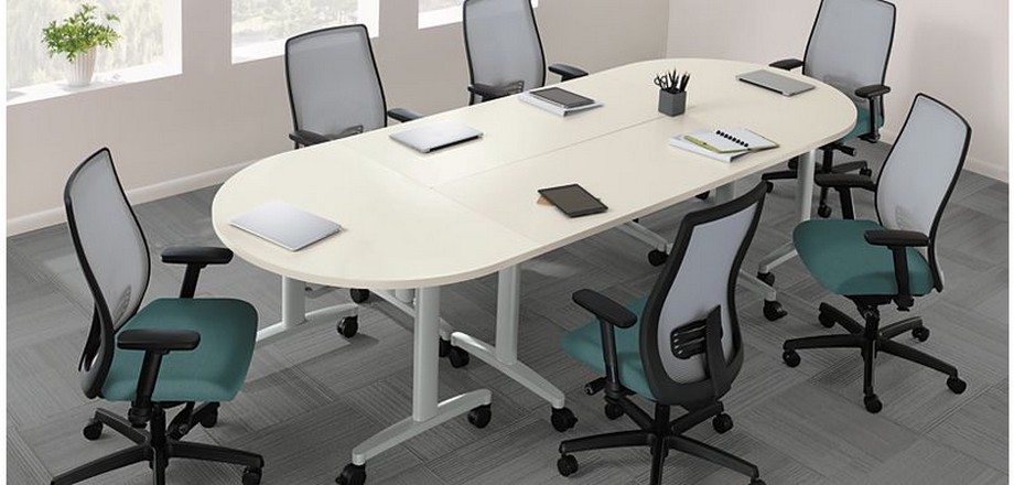 Thiết kế nội thất văn phòng làm việc, coworking space sáng tạo, hiện đại > Mẫu bàn phòng họp