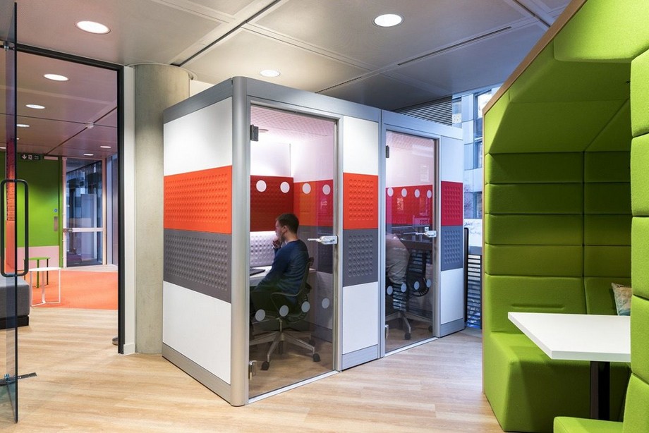 Thiết kế nội thất văn phòng làm việc, coworking space sáng tạo, hiện đại > Mẫu phonebooth