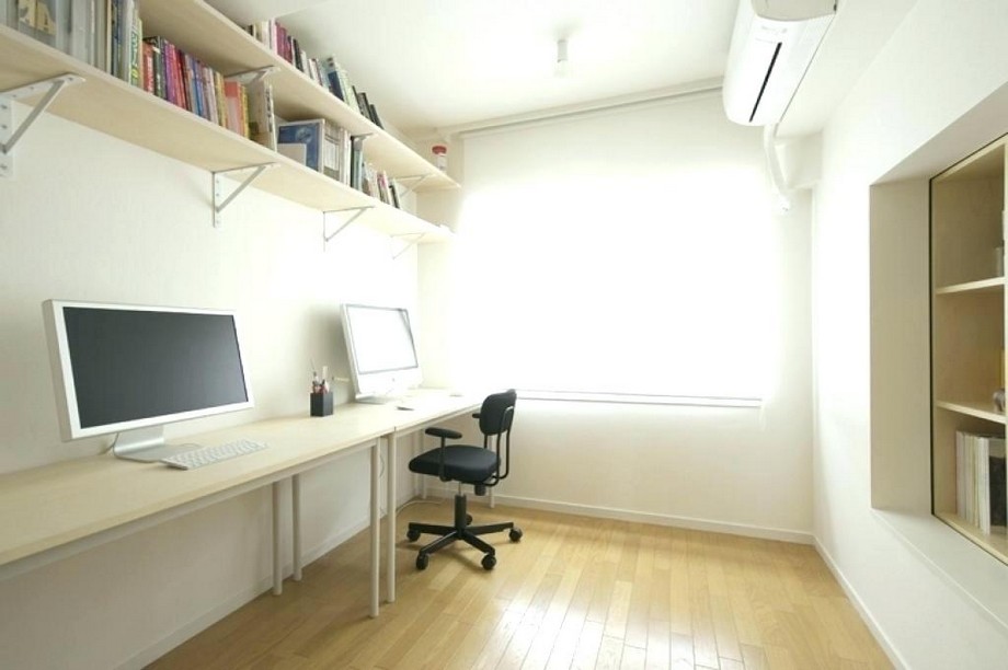 Phương án thiết kế văn phòng siêu nhỏ siêu ấn tượng > Thiết kế văn phòng siêu nhỏ siêu tối giản