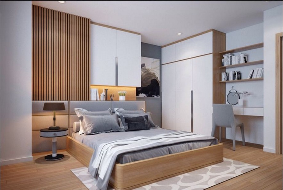 Phương án thiết kế nội thất chung cư 3 phòng ngủ Vinhomes Smart City > Thiết kế nội thất chung cư 3 phòng ngủ Vinhomes Smart City