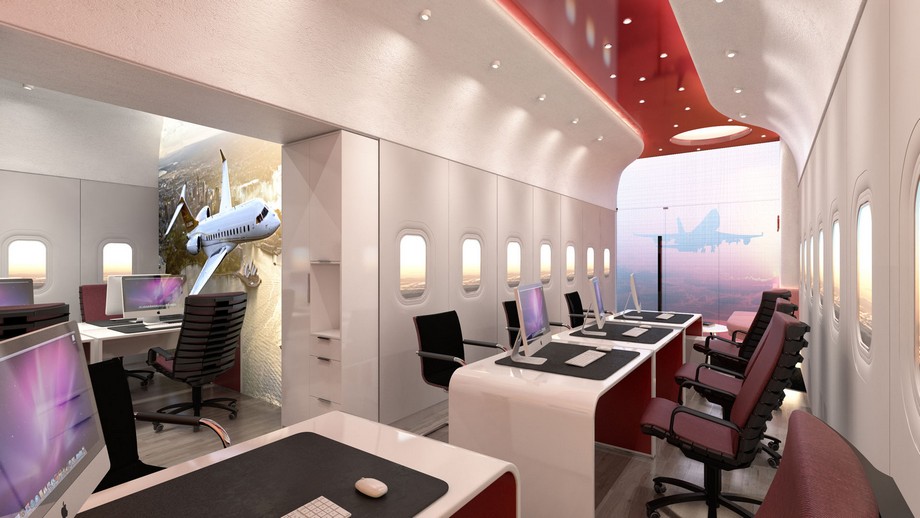 Phương án thiết kế nội thất văn phòng trong ngành hàng không > Thiết kế nội thất văn phòng trong ngành hàng không