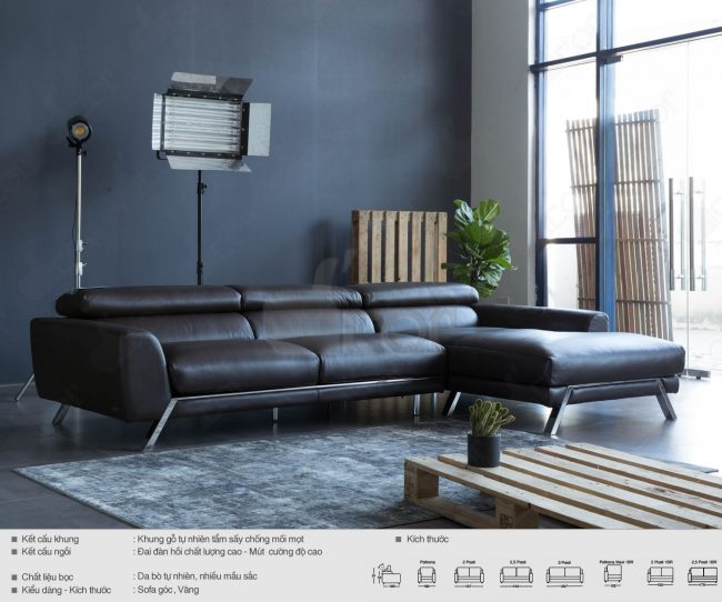 Đẳng cấp và cá tính trong thiết kế sofa Ý – Mã: DG1066