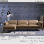 Đẹp cuốn hút cùng thiết kế sofa Ý Eden – Mã: DG1060