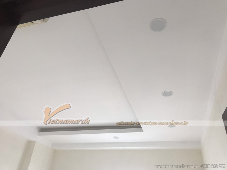 Hình ảnh hoàn thiện trần nhà chung cư đẹp cho gia chủ tại Định Công