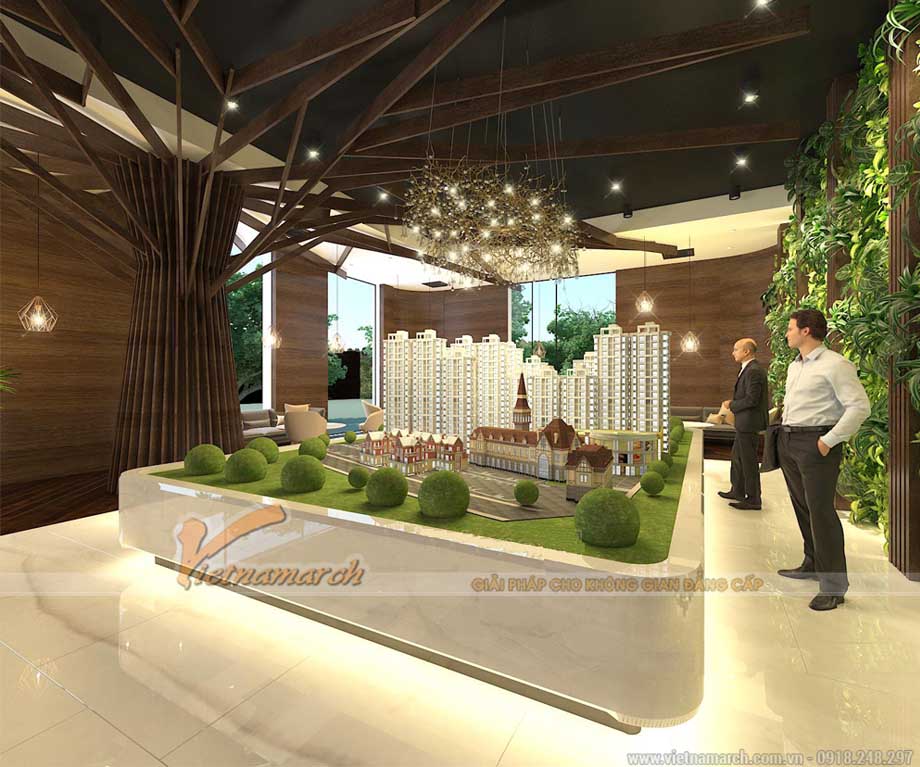 7 xu hướng thiết kế văn phòng nhà đất hot nhất 2023 > Thiết kế nội thất văn phòng nhà đất mô hình hóa tương lai
