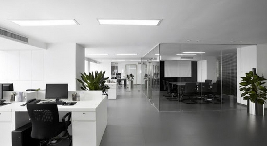 Thiết kế văn phòng làm việc 50m2 chuẩn đẹp hiện đại > Phân chia các khu vực phòng ban trong thiết kế văn phòng làm việc diện tích nhỏ
