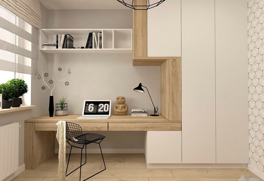30+ ý tưởng thiết kế văn phòng tại nhà hiện đại > 30 ý tưởng thiết kế văn phòng kết hợp nhà ở