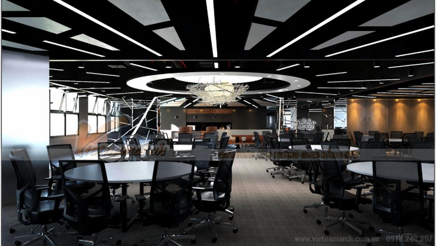 Thiết kế nội thất văn phòng CenXspace Novaland