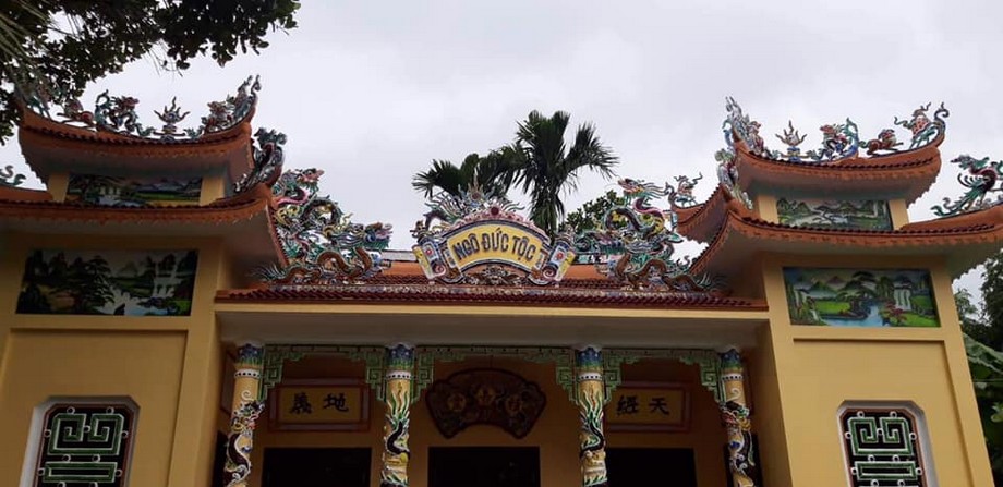 Cải tạo lại nhà thờ họ 3 gian 2 mái của dòng họ Ngô Đức mang đậm nét văn hóa của xứ Huế