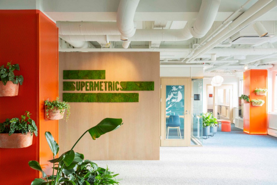 Thiết kế, thi công văn phòng trên tầng thượng cho công ty đo lường tiếp thị supermetrics