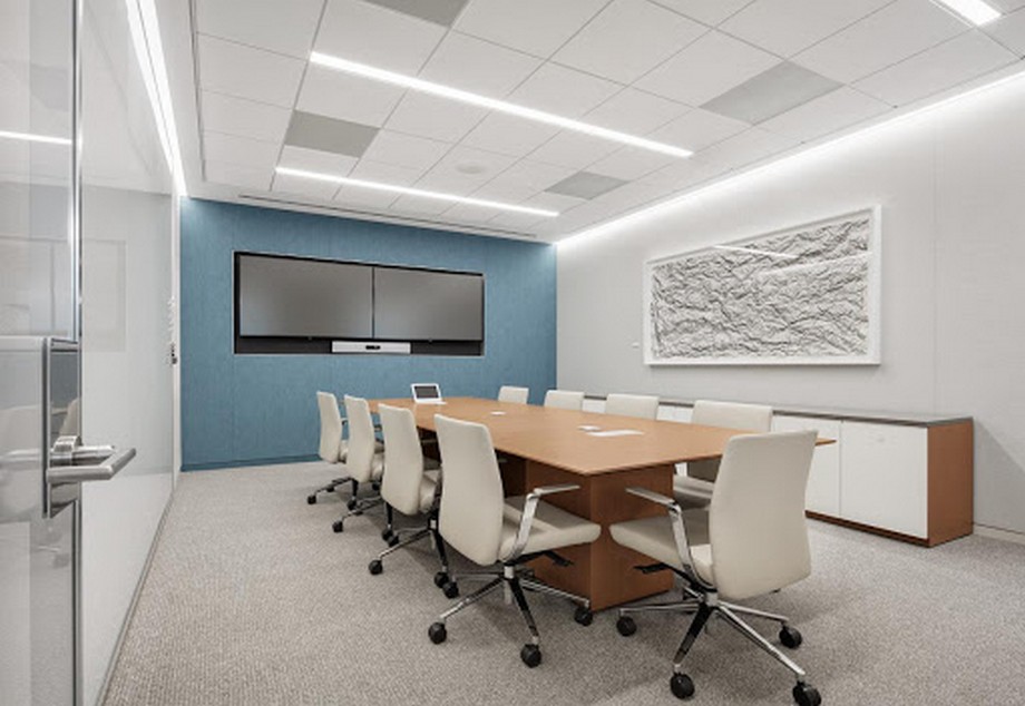 Đừng bỏ lỡ 55 mẫu thiết kế phòng họp đẹp, chuyên nghiệp > Tinh tế với mẫu thiết phòng họp đơn giản