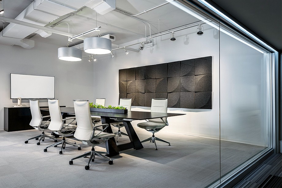 Đừng bỏ lỡ 55 mẫu thiết kế phòng họp đẹp, chuyên nghiệp > Sáng tạo cùng nội thất phòng họp hiện đại, tiện nghi