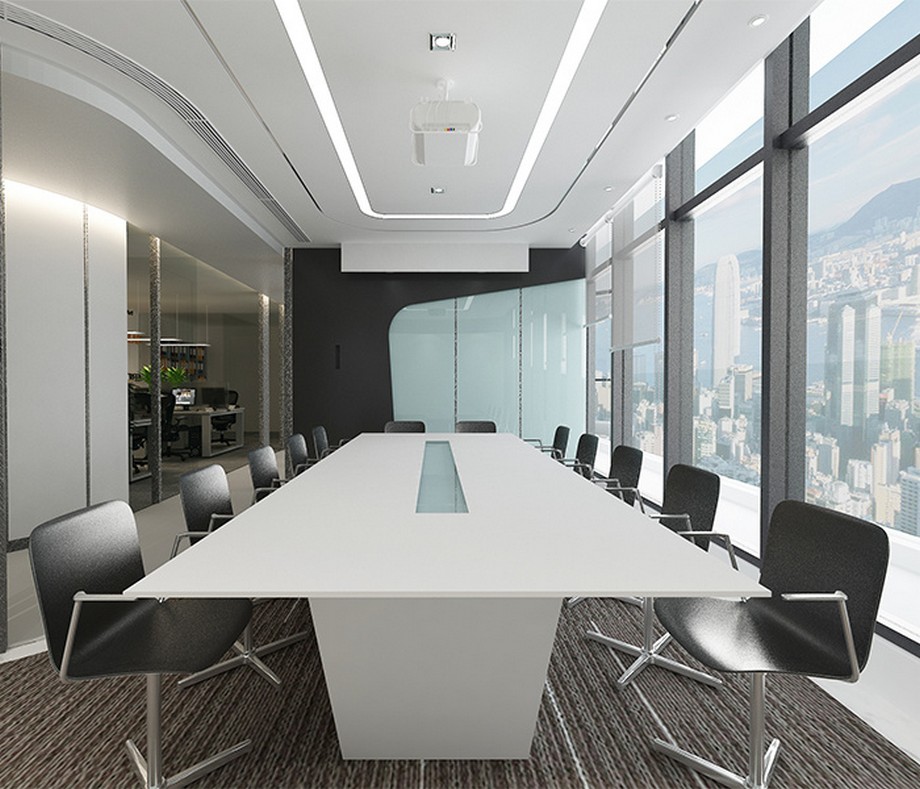 Đừng bỏ lỡ 55 mẫu thiết kế phòng họp đẹp, chuyên nghiệp > Mẫu thiết kế phòng họp theo phong cách mở