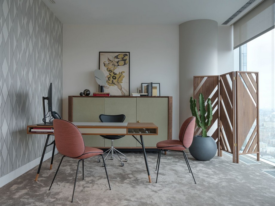 Phong cách thiết kế nội thất văn phòng đương đại và những điều cần biết > Phong cách thiết kế nội thất văn phòng đương đại 