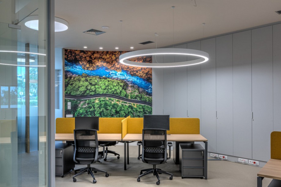 Mê mẩn với mẫu thiết kế nội thất văn phòng cho công ty ô tô ALD hiện đại, tiện nghi > Thiết kế phòng làm việc cho nhân viên