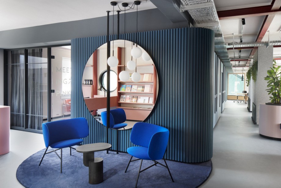 Thiết kế văn phòng coworking Urban Space mang nét đặc trưng không gian đô thị > Thiết kế không gian làm việc chung Urban space trải nghiệm như quán cafe hiện đại