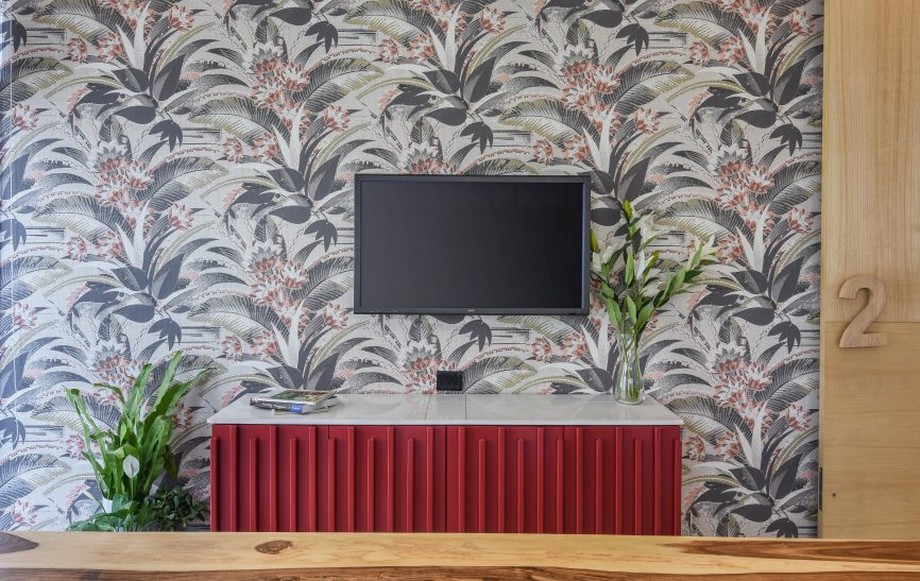 Thiết kế nội thất văn phòng theo phong cách đương đại với gam màu sắc bắt mắt