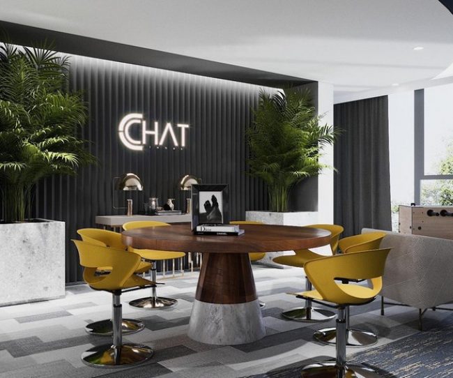 Bản vẽ thiết kế văn phòng 3D cho công ty thời trang CChat – Clothes Hà Nội