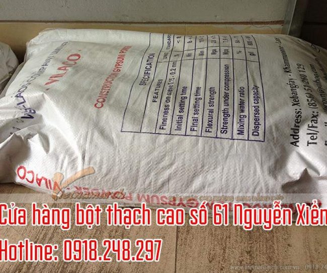 Đơn vị cung ứng bột thạch cao Lào chất lượng nhất tại Việt Nam