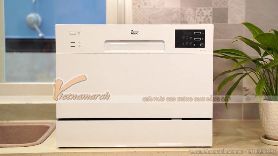 Một số mẫu và kích thước máy rửa bát thông dụng của các hãng nổi tiếng > Máy rửa bát để bàn