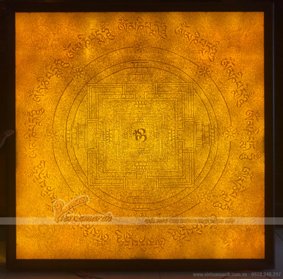 Mẫu tranh giấy dừa, tranh trúc chỉ Mandala
