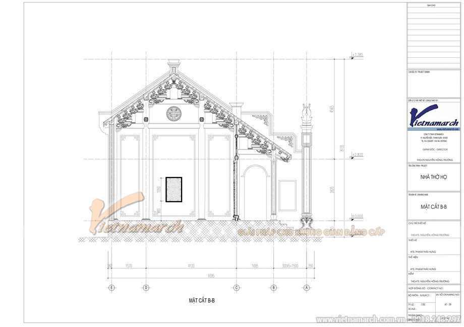 Bản vẽ thiết kế nhà thờ họ cần lưu ý những vấn đề gì? > Bản vẽ thiết kế nhà thờ họ đẹp