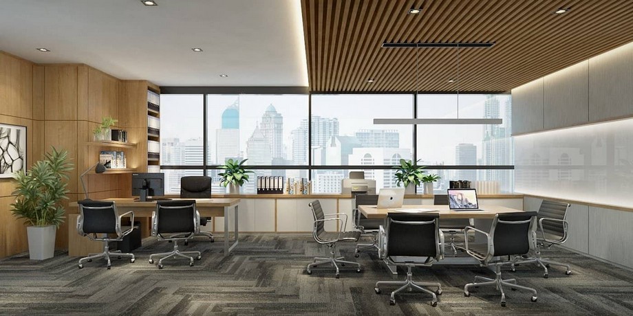 Thiết kế nội thất văn phòng chung cư hiện đại và chuyên nghiệp > Thiết kế nội thất văn phòng chung cư hiện đại 