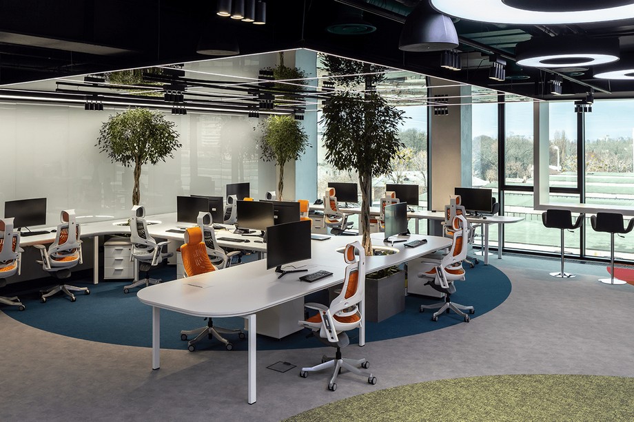 Điểm qua 20+ mẫu thiết kế văn phòng sáng tạo độc đáo – kiến tạo vẻ đẹp không gian văn phòng > Thiết kế văn phòng xanh
