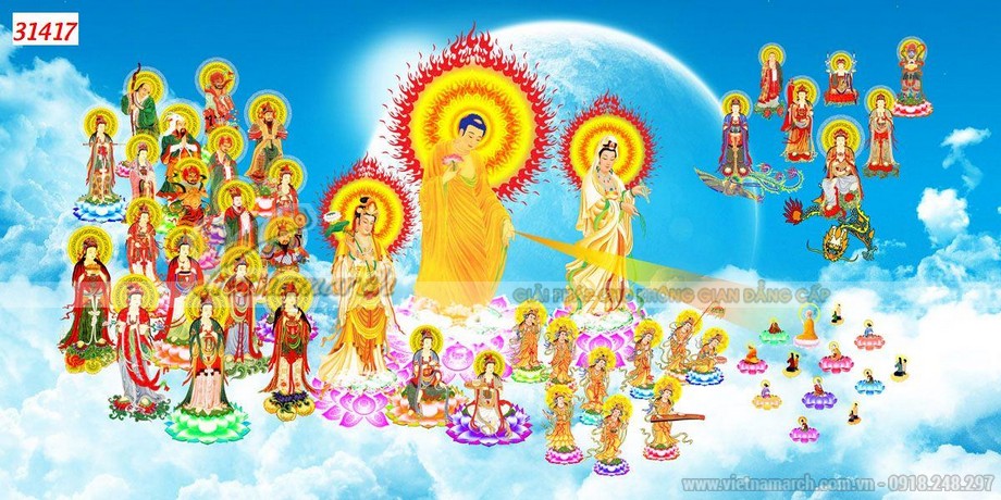 Tranh 3D Quan thế âm Bồ Tát