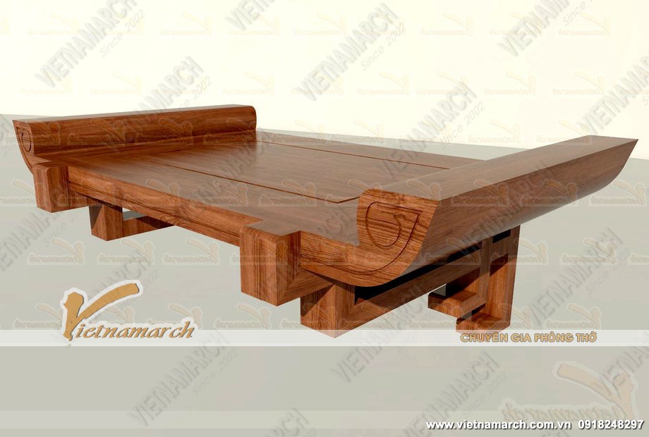 Tổng hợp các mẫu bàn thờ treo gỗ mít đẹp