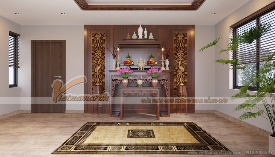 Tổng hợp 99++ mẫu không gian thờ nhà chung cư hiện đại – Best Altar Table ideas > Không gian phòng thờ đứng cho căn hộ chung cư