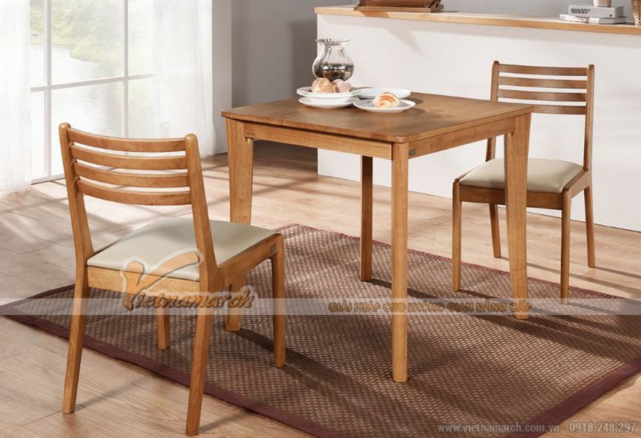 Những mẫu bàn ghế ăn giá rẻ nhưng chất lượng cực tốt > Mẫu bàn ăn hình vuông 