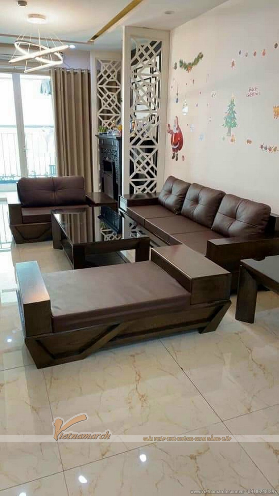 Top 15+ Mẫu bàn ghế Sofa gỗ sồi hiện đại giá rẻ nhất 2023 > Mẫu sofa gỗ sồi đẹp
