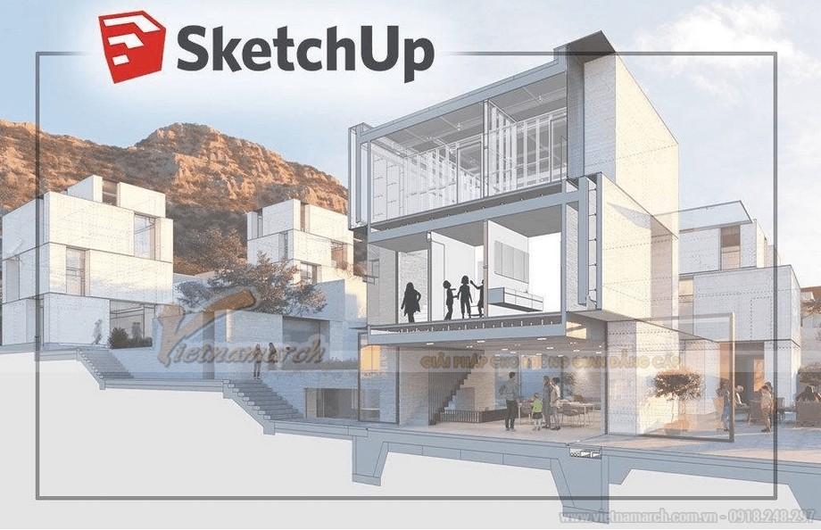 10 phần mềm thiết kế văn phòng 3D cực đỉnh > Phần mềm thiết kế SketchUp Pro