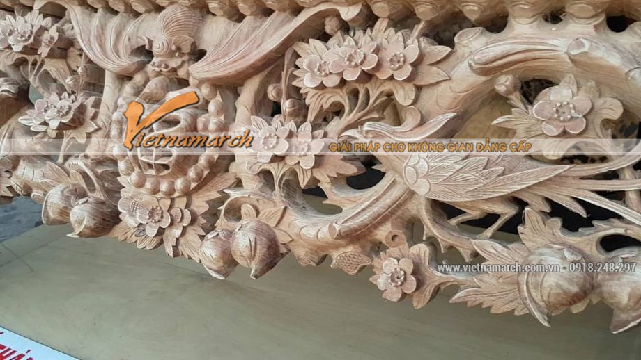Ý nghĩa 50+ điển tích- hình trang trí phức hợp trên gỗ trong không gian thờ Việt-Phần 2 > Sập gụ mai điểu và ý nghĩa hình tượng mai điểu trong văn hóa Việt