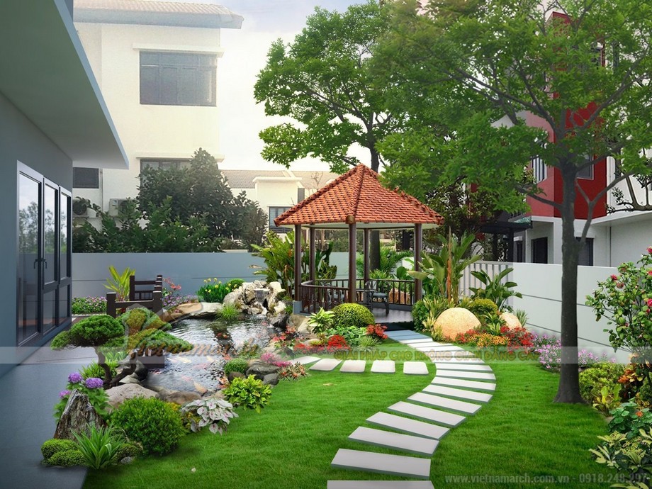 Dịch vụ thiết kế và thi công cảnh quan sân vườn tại Hà Nội