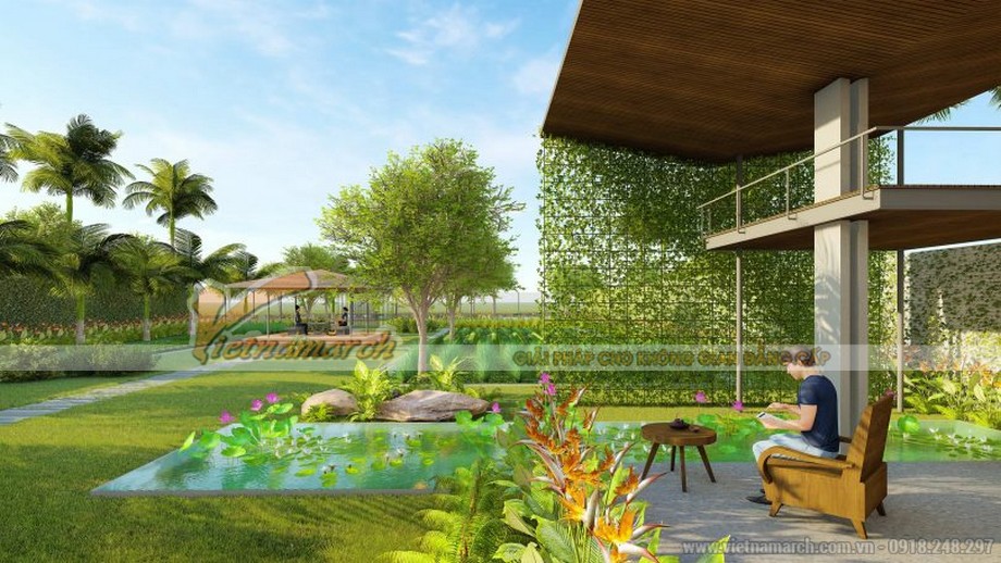 Mẫu thiết kế biệt thự nhà vườn nông thôn đẹp sang trọng và đẳng cấp > dự án thiết kế biệt thự vườn tại Hậu Giang
