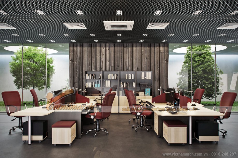 Thiết kế nội thất văn phòng cao cấp: chuẩn hóa và nâng tầm doanh nghiệp > Mẫu thiết kế văn phòng cao cấp đẹp