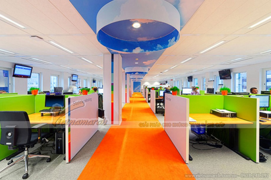 Màu sắc trong thiết kế văn phòng ảnh hưởng đến hiệu suất làm việc như thế nào > Màu sắc trong thiết kế văn phòng
