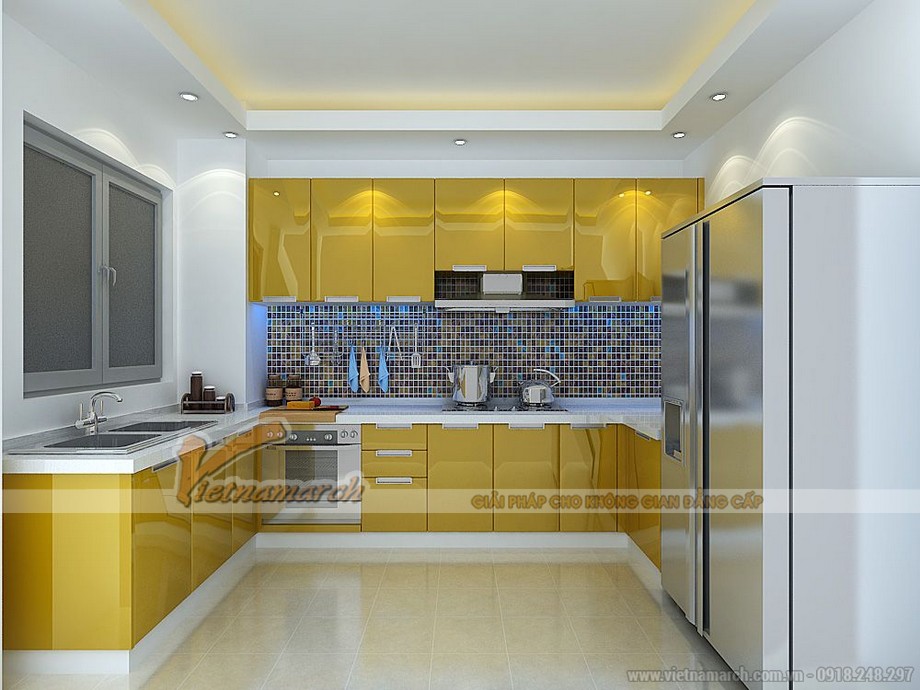 100+ Mẫu tủ bếp hiện đại – Ý tưởng thiết kế không gian nhà bếp sáng tạo nhất > Tủ bếp cho gia chủ mệnh Kim
