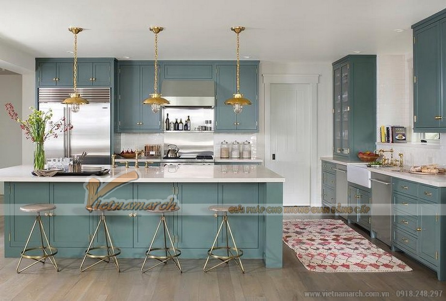 100+ Mẫu tủ bếp hiện đại – Ý tưởng thiết kế không gian nhà bếp sáng tạo nhất > Tủ bếp cho gia chủ mệnh Mộc