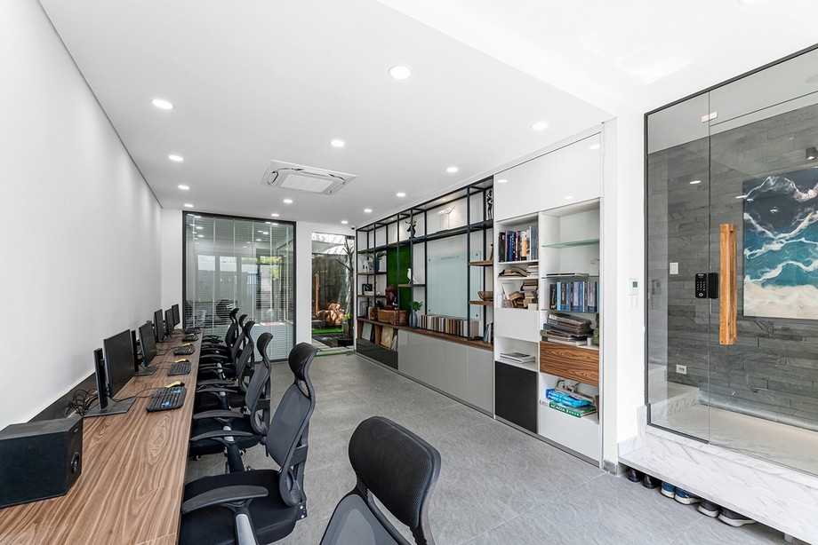 Bắt TREND mới với thiết kế nhà ống kết hợp văn phòng tại thành phố HCM > Ý tưởng thiết kế nội văn phòng kết hợp nhà ở